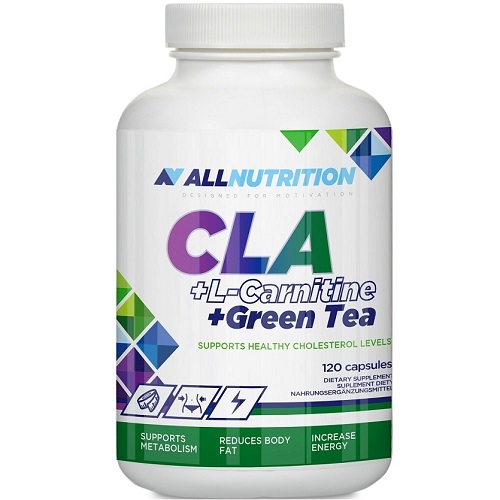 Allnutrition CLA + L-Carnitine + Green Tea - 120 Caps - Amino Acids & BCAA