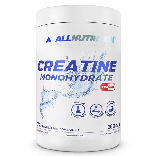 Allnutrition Creatine Monohydrate - 360 Caps - Creatine Monohydrate