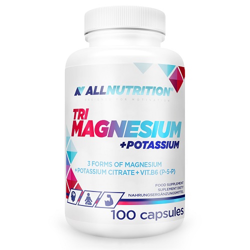 Allnutrition TRI Magnesium + Potassium - 100 Caps - Vitamins & Minerals
