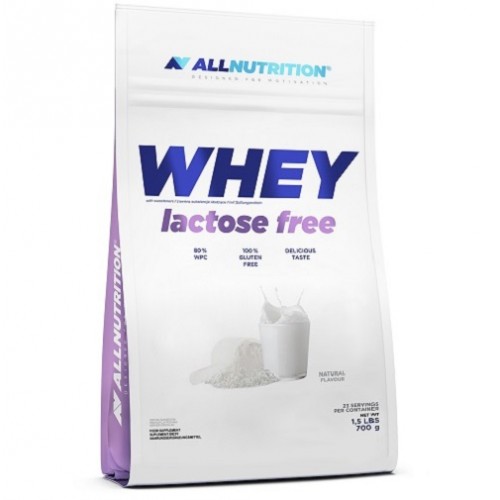 Allnutrition Whey Lactose Free Protein - 700 g - Whey Isolate & Hydrolysate