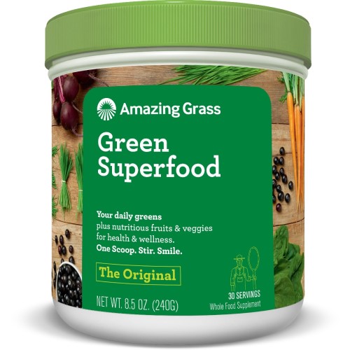 Amazing Grass Green Superfood - 30 Servings The Original (Unflavoured)