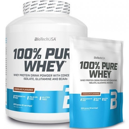 Biotech Usa 100% Pure Whey - 2270 g + Pure Whey 1000 g + Shaker - Proteins