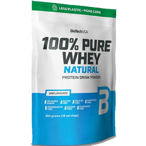 Biotech Usa 100% Pure Whey - 454 g Unflavoured