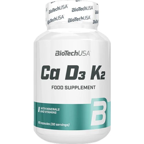 Biotech Usa Ca D3 K2 - 90 Caps - Vitamin D