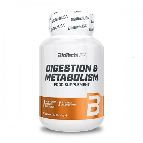 Biotech USA Digestion & Metabolism - 60 Tablets - Digestion Aid