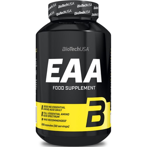 Biotech Usa EAA - 200 Caps - Amino Acids & BCAA