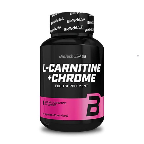 Biotech Usa L-Carnitine + Chrome - 60 Caps - Amino Acids & BCAA