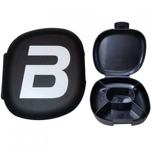 BIOTECH USA PILLBOX - Black - Square Shape Accessories