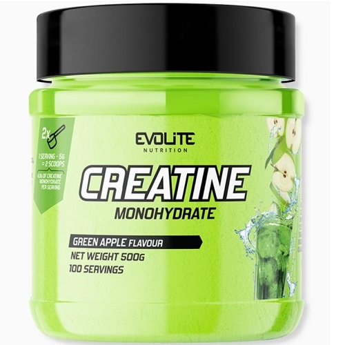 Evolite Nutrition Creatine Monohydrate - 500 g - Endurance & Strength
