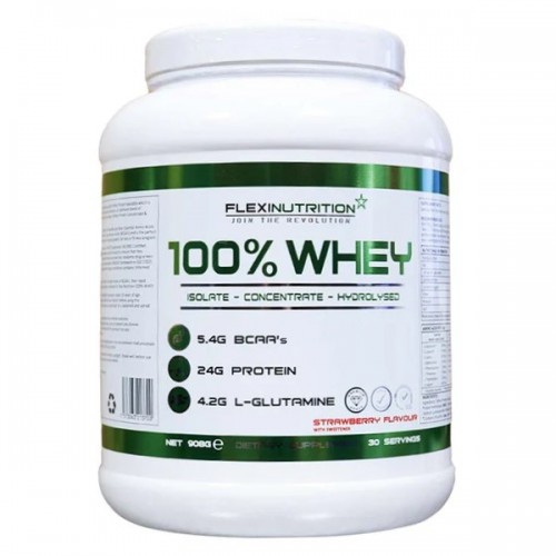 Flexi Nutrition 100% Whey Protein - 908 g - Whey Protein