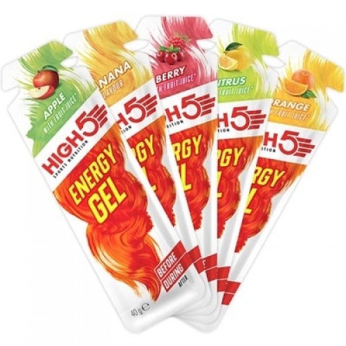 High5 Sports Nutrition Energy Gel - 40 g (Set of 10) - Hydration & Isotonic