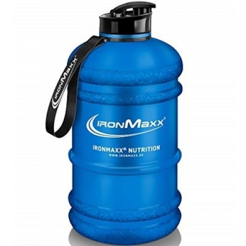 IronMaxx Water Bottle - 2200 ml - Blue Frosted