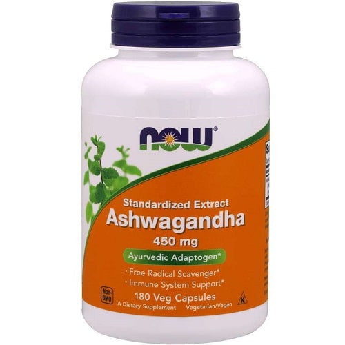 NOW Foods Ashwagandha 450 mg - 180 Veg Caps - Ashwagandha