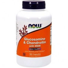 NOW FOODS GLUCOSAMINE & CHONDROITIN WITH MSM - 90 caps