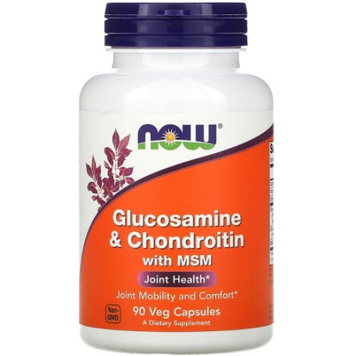 NOW Foods Glucosamine & Chondroitin With MSM - 90 Veg Caps