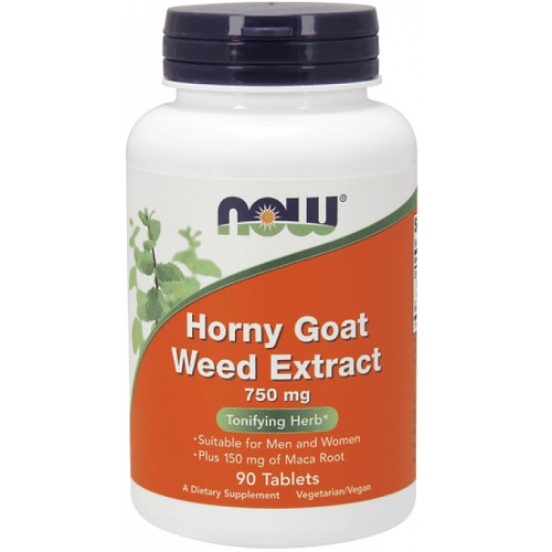 NOW Foods Horny Goat Weed Extract - 90 Tabs - Vitamins & Minerals