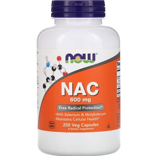 NOW Foods NAC With Selenium & Molybdenum 600 mg - 250 Veg Caps