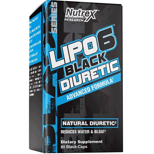 Nutrex Research Lipo 6 Black Diuretic - 80 Caps - Weight Loss Support