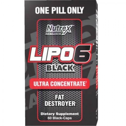 Nutrex Research Lipo 6 Black Ultra Concentrate - 60 Caps