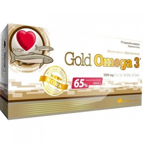Olimp Gold Omega 3 - 65% - 60 Softgels - Healthy Fats