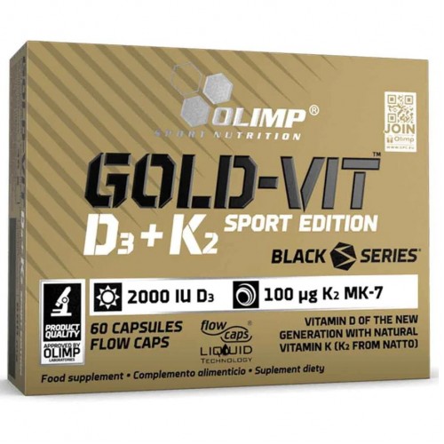 OLIMP GOLD-VIT D3+K2 SPORT EDITION - 60 caps