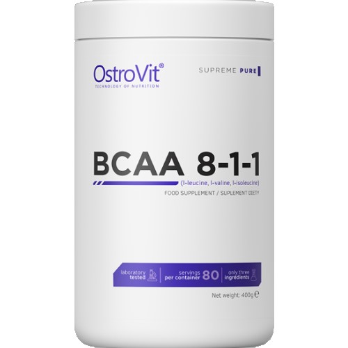 OstroVit BCAA 8-1-1 - 400 g Unflavoured
