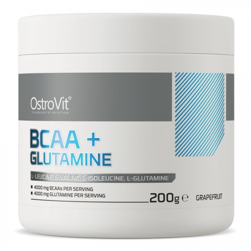 OstroVit BCAA + Glutamine - 200 g - Amino Acids & BCAA