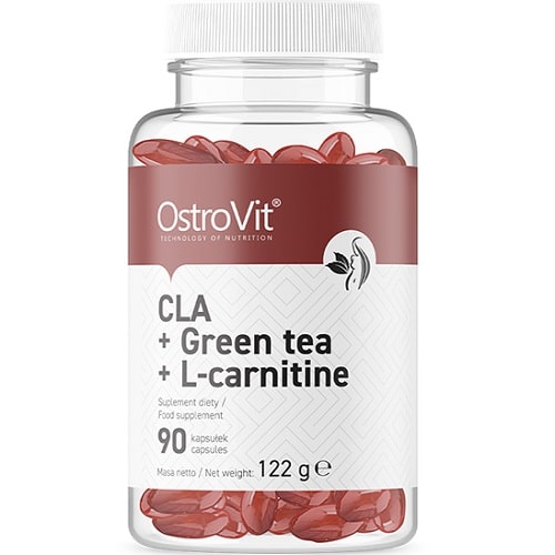 Ostrovit CLA + Green Tea + L-Carnitine - 90 Caps - Amino Acids & BCAA