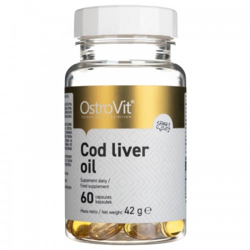 OSTROVIT COD LIVER OIL - 60 caps Healthy Fats
