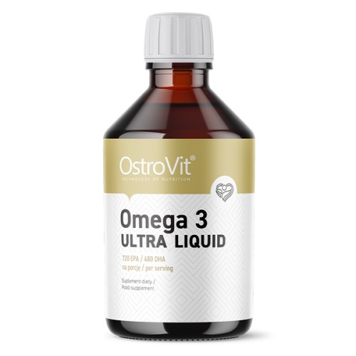 OstroVit Omega 3 Ultra Liquid - 300 ml - Omega 3 Acids & Fish Oils