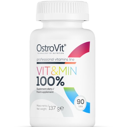 OstroVit Vit & Min 100% - 90 Tabs - Vitamins & Minerals
