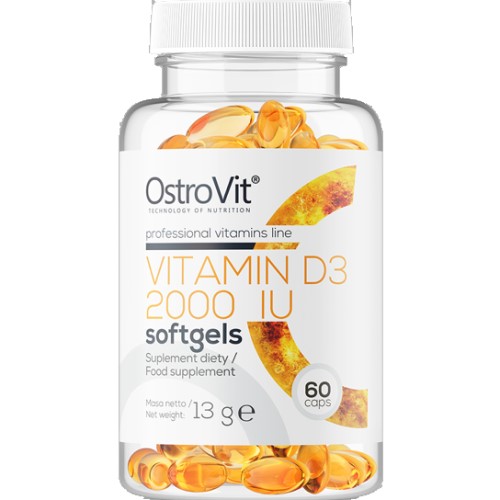OstroVit Vitamin D3 2000IU - 60 Softgels