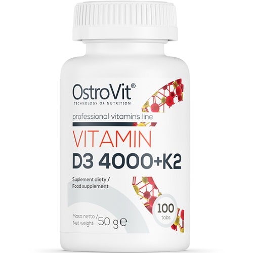 OstroVit Vitamin D3 4000 + K2 - 100 Tabs - Vitamin D
