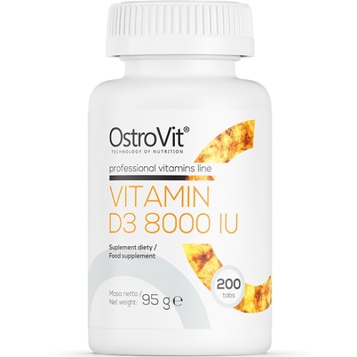 OSTROVIT VITAMIN D3 8000IU - 200 tabs Vitamins and Minerals