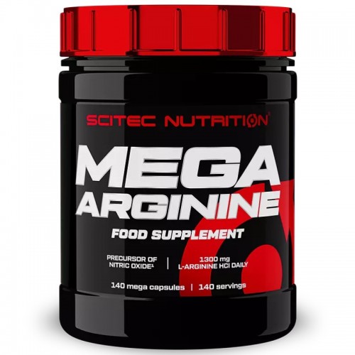 Scitec Nutrition Mega Arginine - 140 Caps - Amino Acids & BCAA