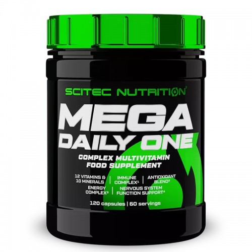 Scitec Nutrition Mega Daily One Plus - 120 Caps - Vitamins & Minerals