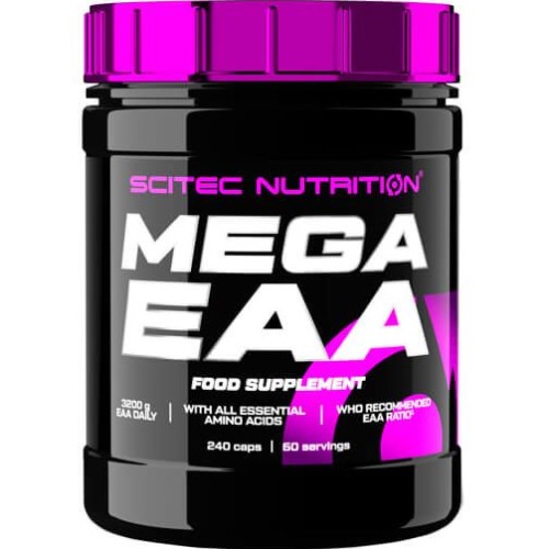 Scitec Nutrition Mega EAA - 240 Caps - Amino Acids & BCAA