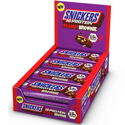 Snickers Hi-Protein Peanut Brownie - 50 g (Box of 12)