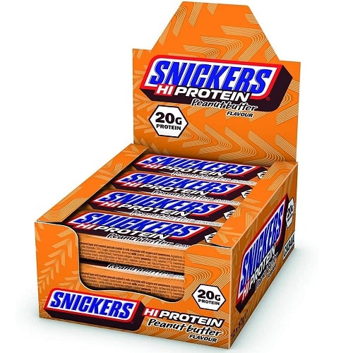 Snickers Hi-Protein Peanut Butter Bar - 57 g (Box of 12)