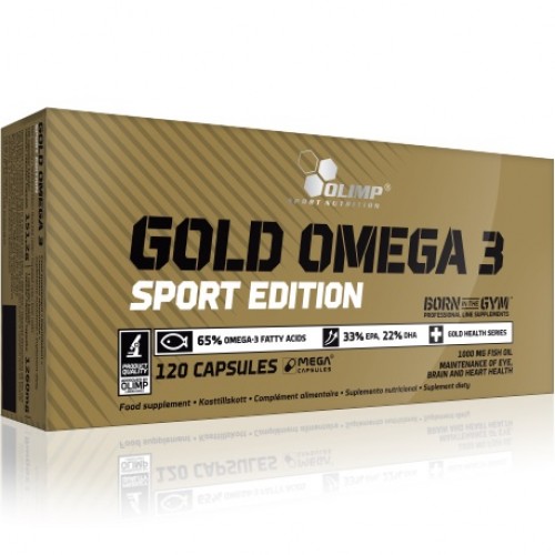 Olimp Gold Omega 3 Sport Edition - 120 Softgels - Healthy Fats