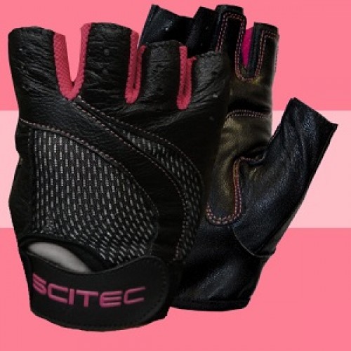 Scitec Nutrition Pink Style Gloves - Black