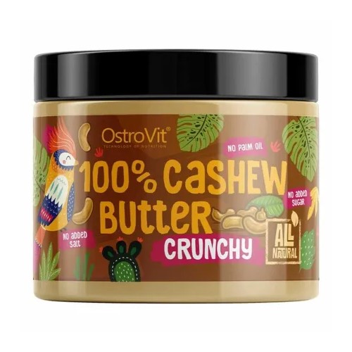 OstroVit 100% Cashew Butter - 500 g Crunchy OstroVit 100% Cashew Butter - 500 g Crunchy