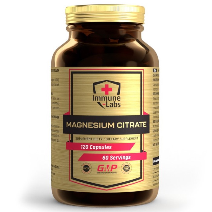 Immune Labs Magnesium Citrate 550mg - 120 Caps Immune Labs Magnesium Citrate 550mg - 120 Caps