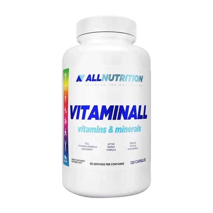 Allnutrition Vitaminall Vitamin & Minerals - 120 Caps Allnutrition Vitaminall Vitamin & Minerals - 120 Caps