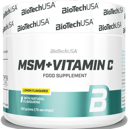 Biotech Usa MSM + Vitamin C - 150g Lemon Biotech Usa MSM + Vitamin C - 150g Lemon