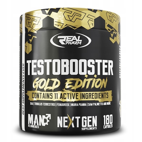 Real Pharm Testobooster Gold Edition - 180 Caps Real Pharm Testobooster Gold Edition - 180 Caps