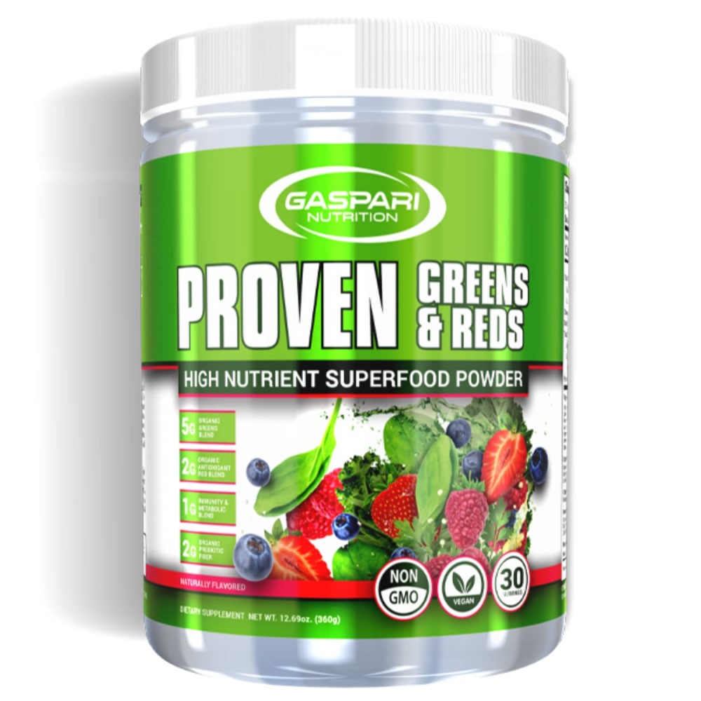 Gaspari Nutrition Proven Greens & Reds - 360g Unflavoured