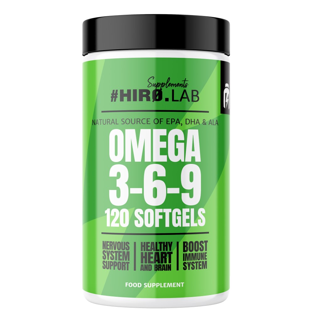 Hiro Lab Omega 3-6-9 - 120 softgels Hiro Lab Omega 3-6-9 - 120 softgels