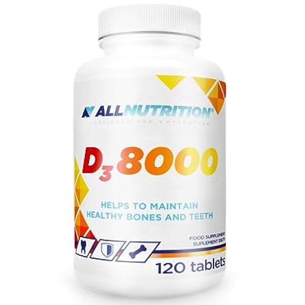 Allnutrition Vit D3 8000IU - 120 Tabs Allnutrition Vit D3 8000IU - 120 Tabs