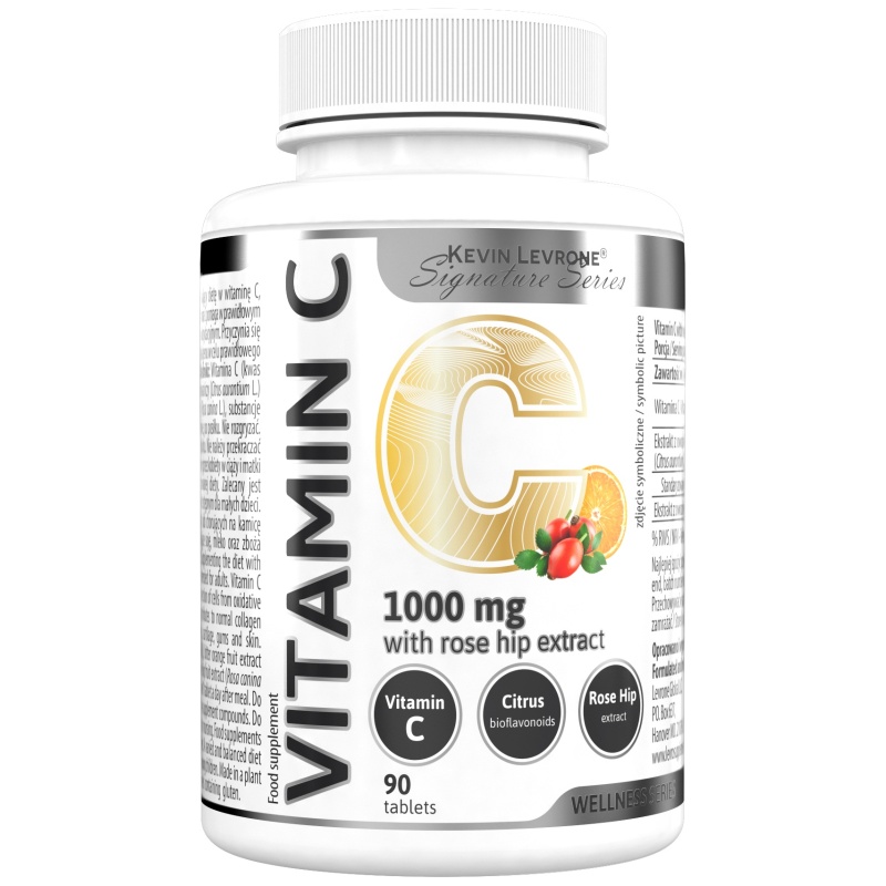 Kevin Levrone Wellness Series Vitamin C With Rose Hip Extract - 90 Tabs